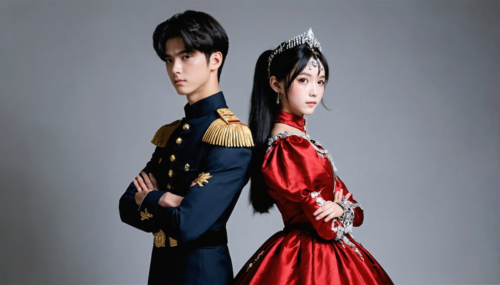 sibling cosplay contrast coordination