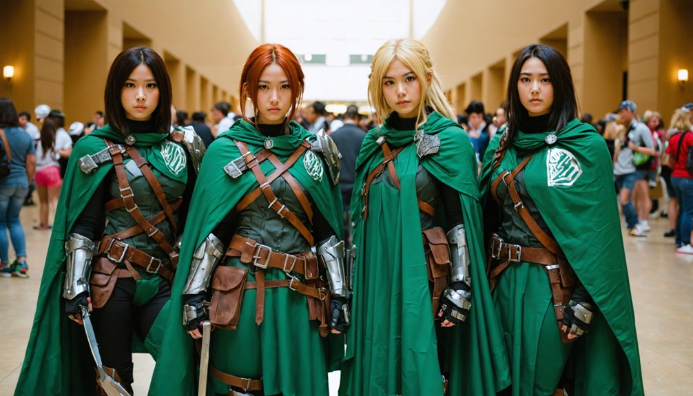 unique anime group costumes