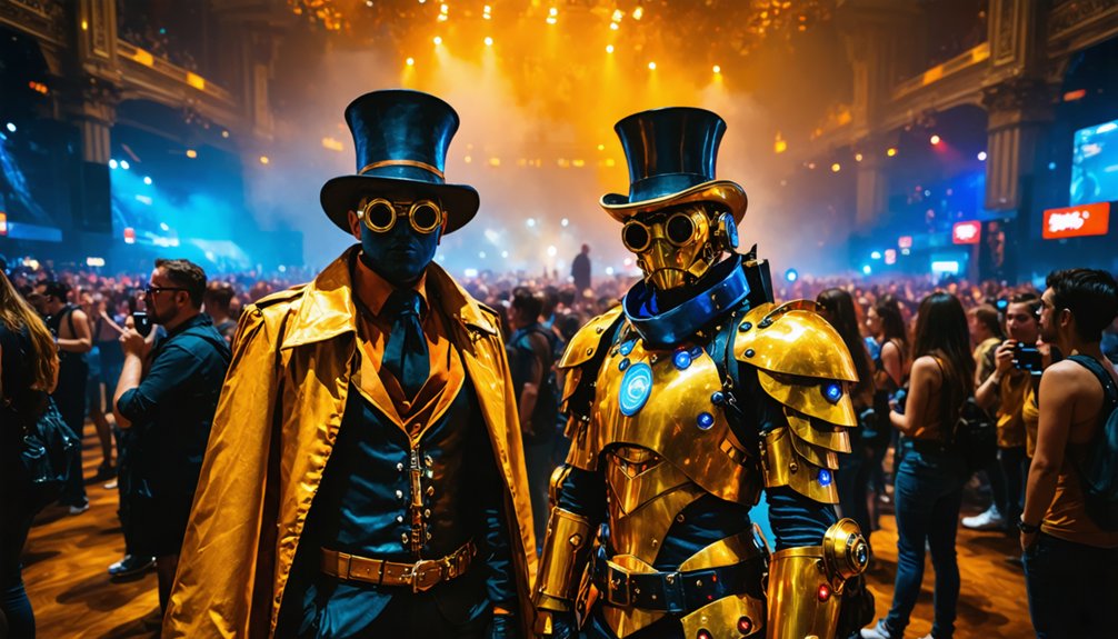 venue specific costume displays