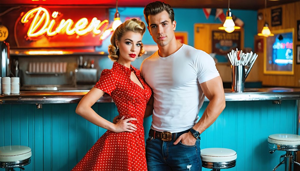 vintage inspired couple costumes