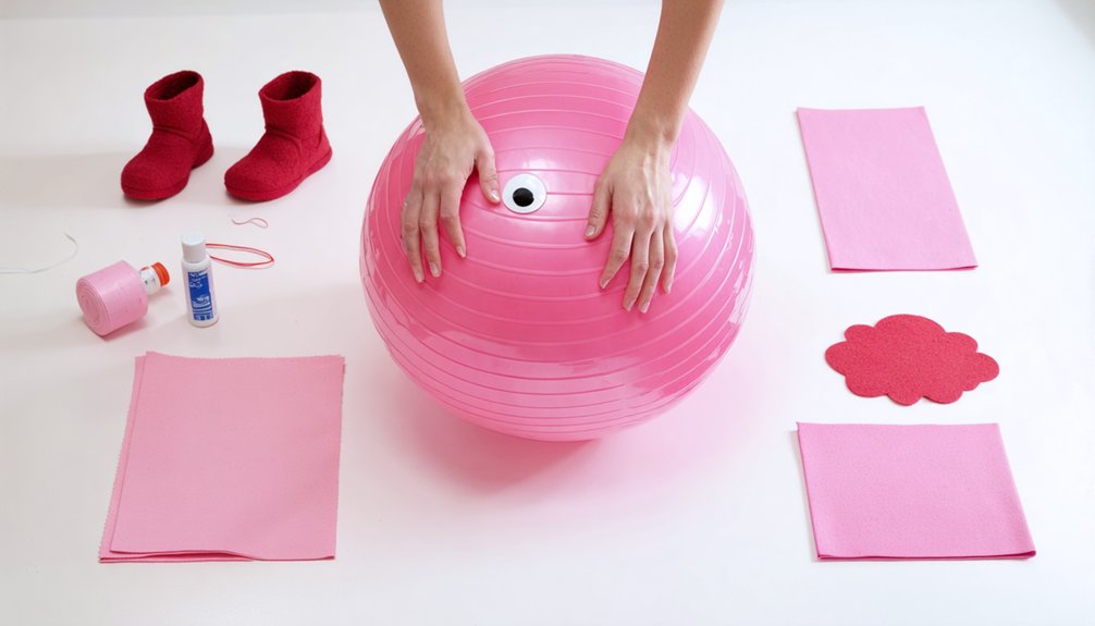 yoga ball costume foundation