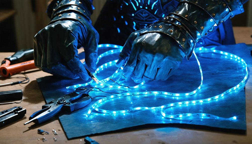 adding led lights creatively