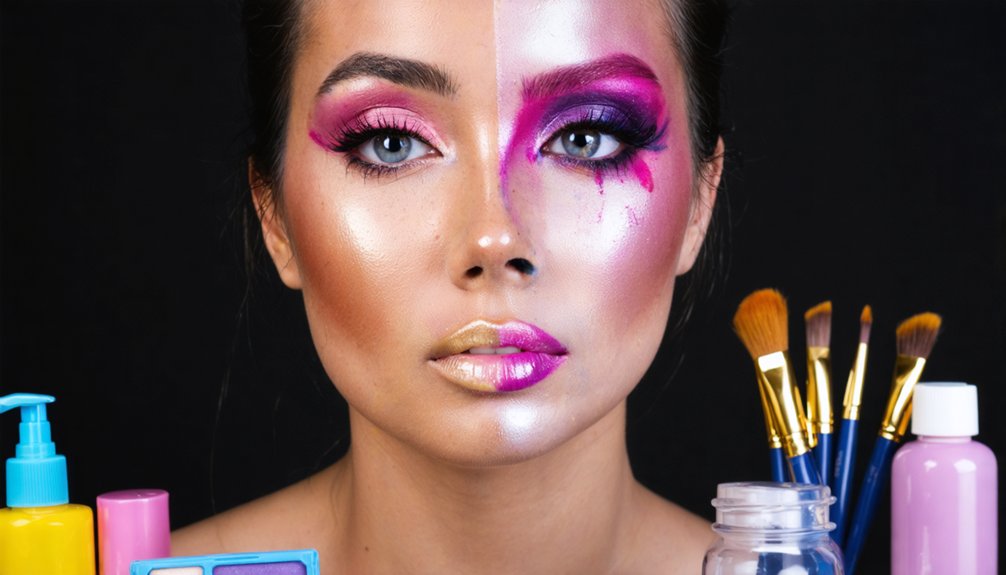 bold makeup defines character