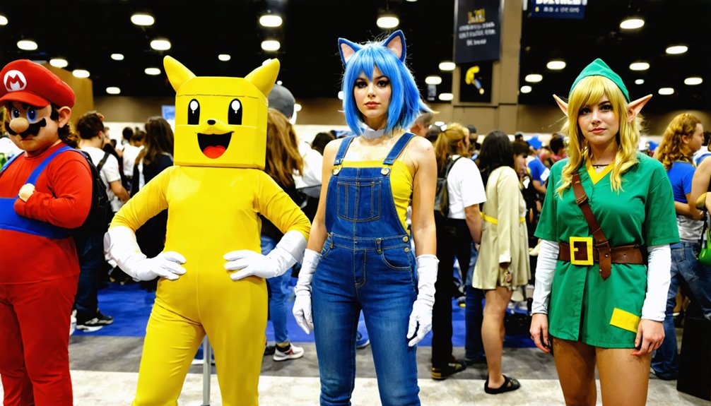 classic 8 bit character costumes