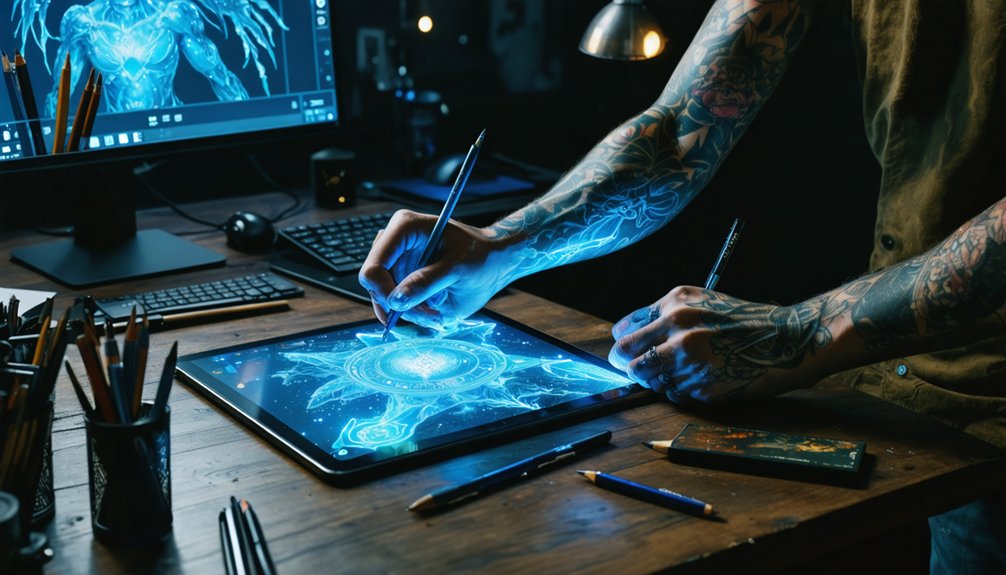 consistent tattoo mapping workflow