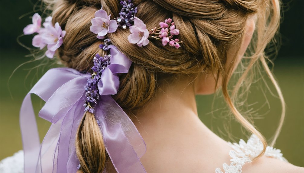 decorate with flowers and gems