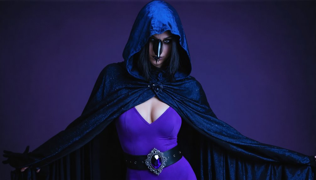 distinct navy purple black