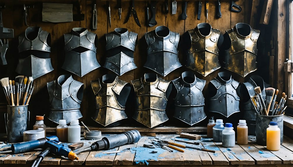 foam armor painting techniques