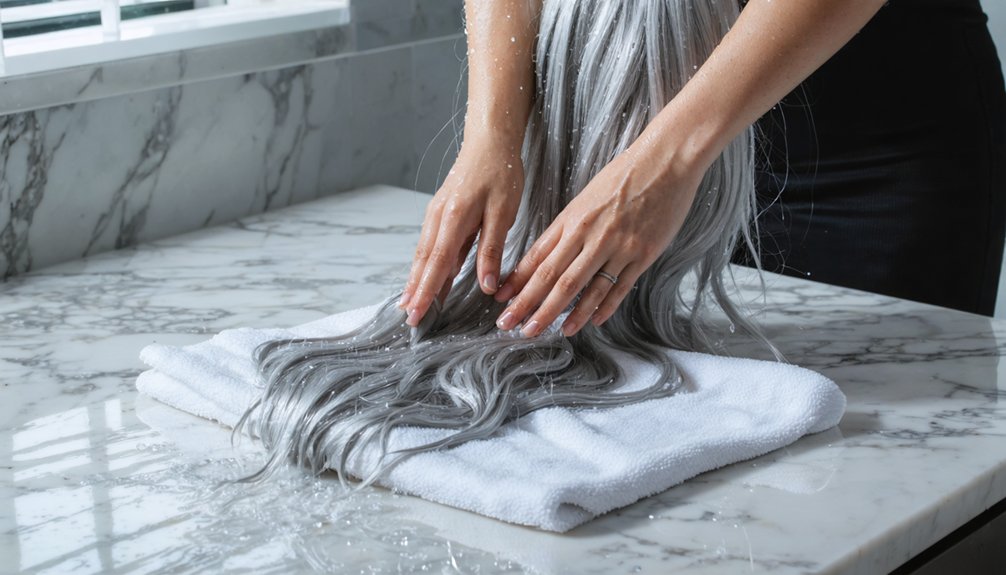 gently squeeze avoid wringing