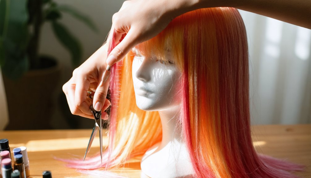 layered natural precise styling