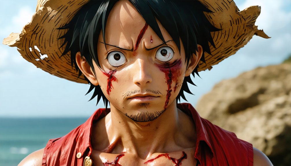 luffy s scars makeup accuracy
