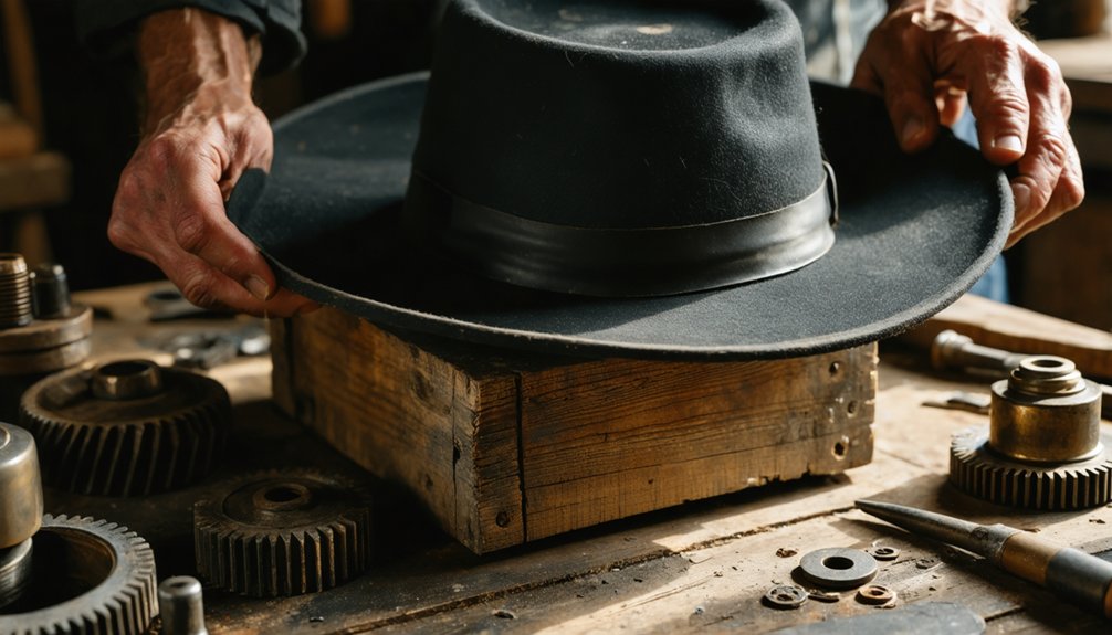 shape and curve brim