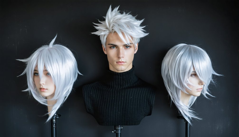 short male cosplay wigs