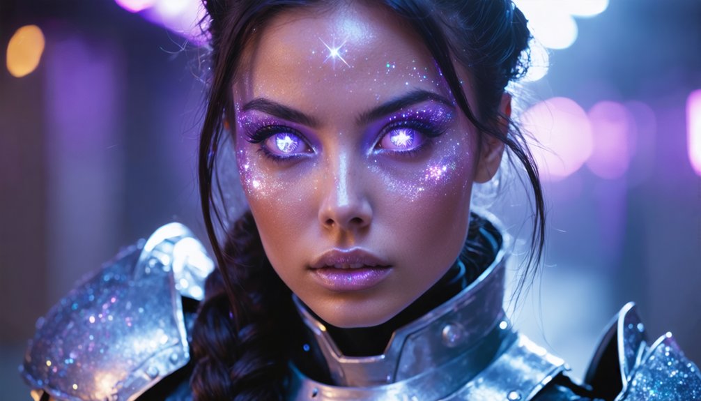 sparkle with colored contacts
