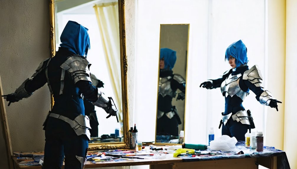 test costume through movement